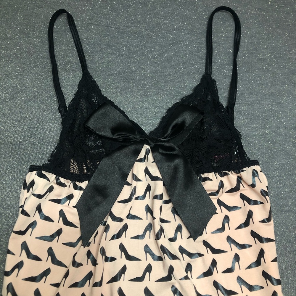 *NWOT* Dreamgirl Stiletto Print Babydoll Set - Picture 3 of 12